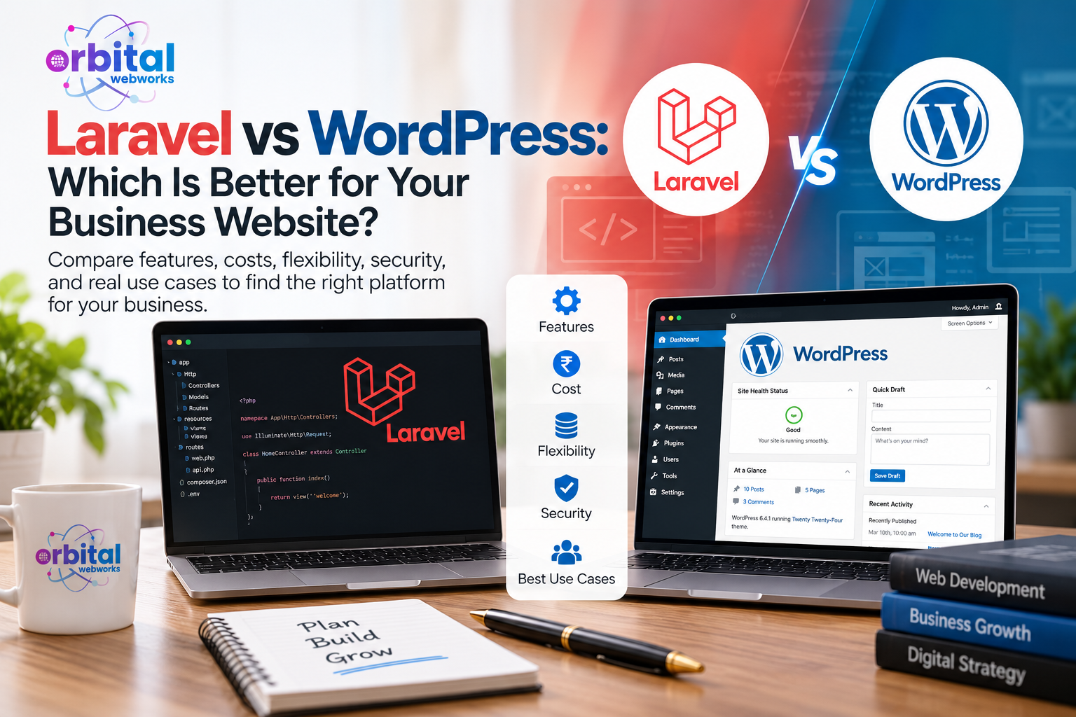 Laravel vs WordPress: Which Is Better for Your Business Website?
