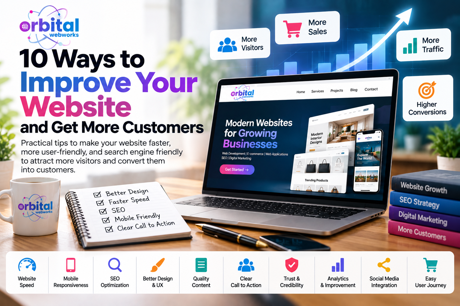 10 Ways to Improve Your Website and Get More Customers